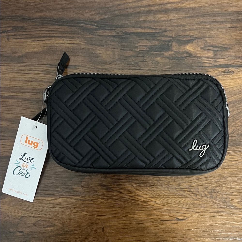 Lug Black Convertible Crossbody